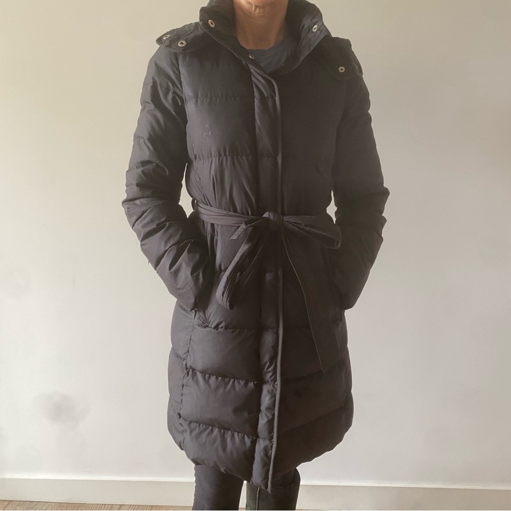 J Crew long puffer coat